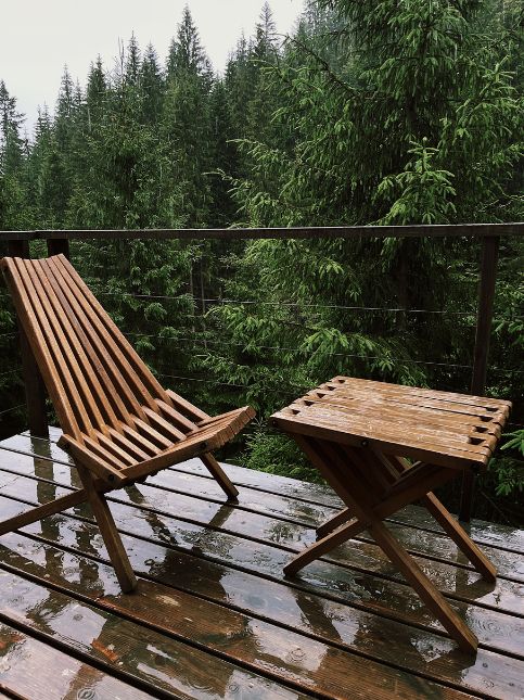 Cozy balcony floor tiles design- Beautiful Homes