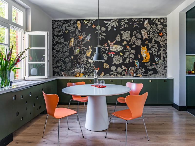 Modern Dining Room Wallpaper Ideas Dining Room Wallpaper | Dining Area