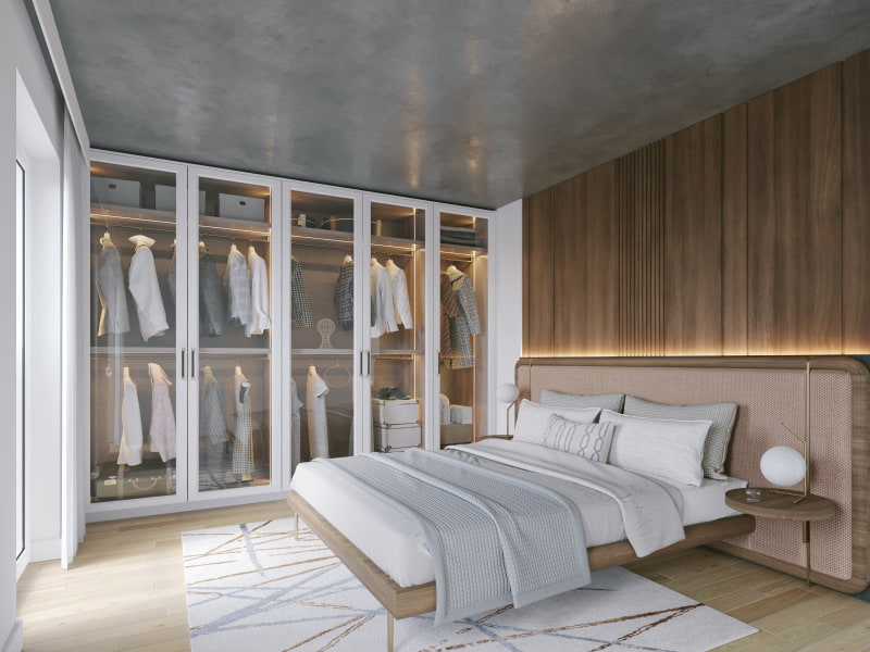 Modern white wardrobe for your luxurious bedroom - Beautiful Homes