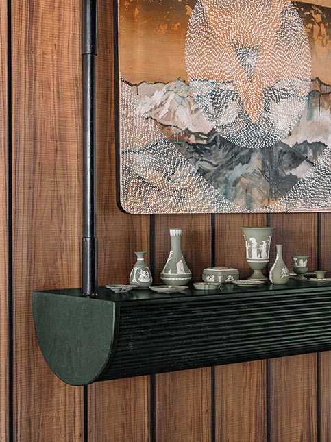 Semicircular console table design – Beautiful Homes