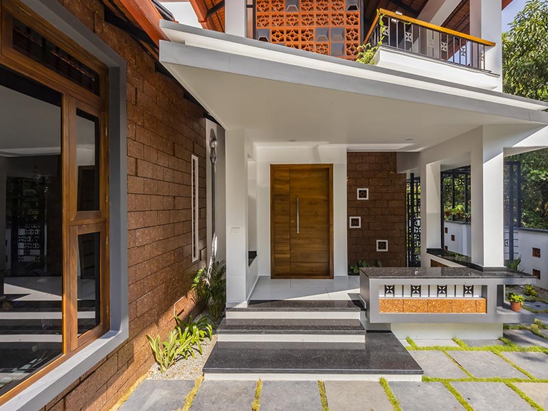 Simple House Front Wall Design