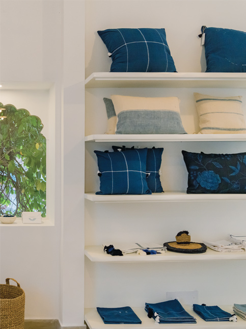 Shelf With Pillows Collection at Nila Studio - Beautiful Homes