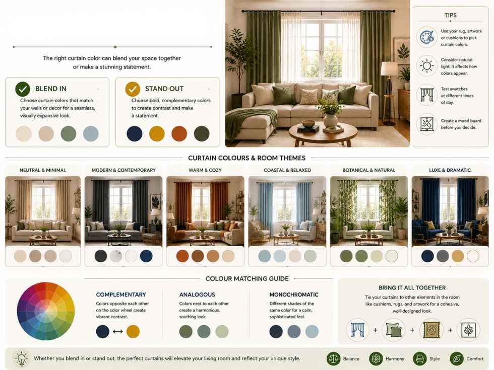 Contemporary living room curtains ideas - Beautiful Homes