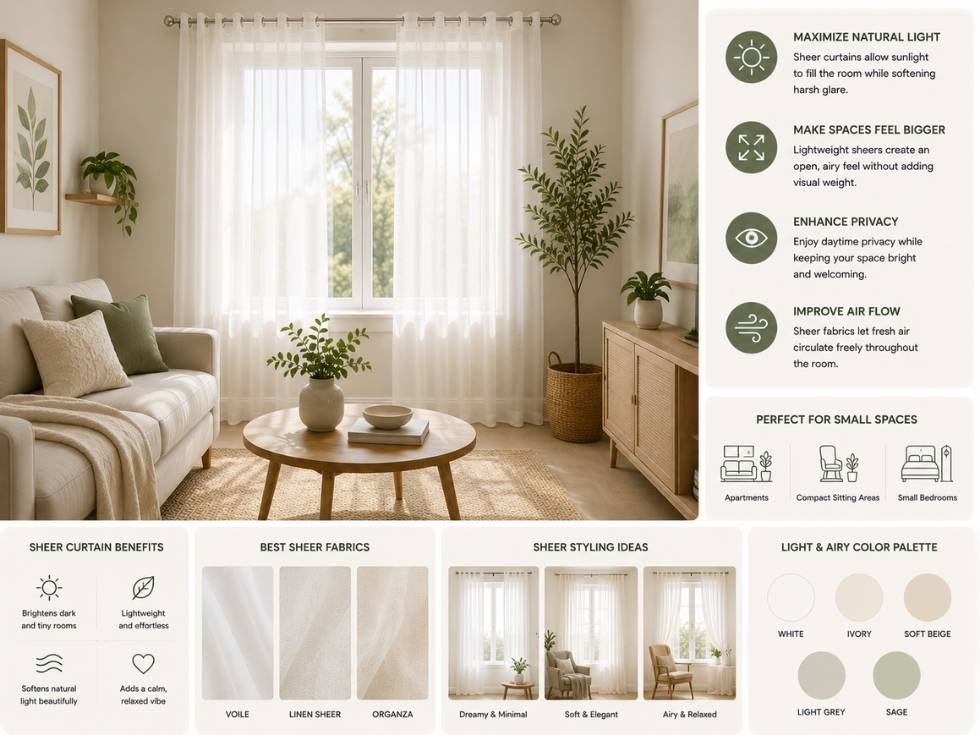 Contemporary modern curtain design ideas for living room - Beautiful Homes