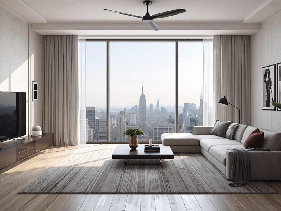 Contemporary living room curtain design ideas - Beautiful Homes