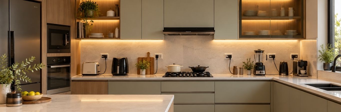 Email Modular Content Modular Kitchen Electrical Points Guide | Beautiful Homes