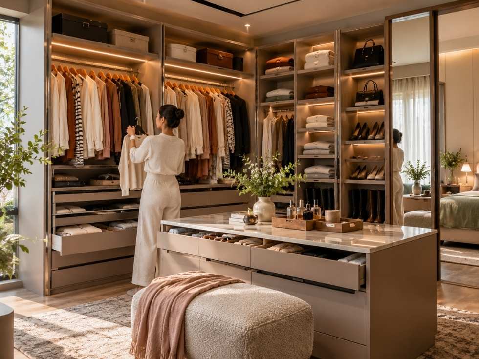 Contemporary bedroom almirah designs - Beautiful Homes