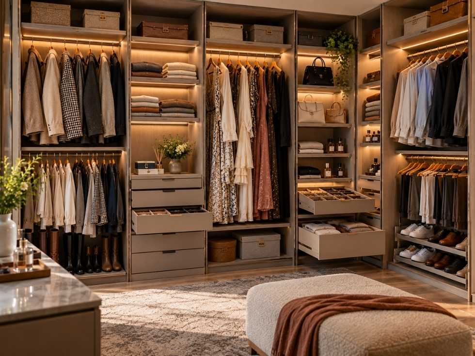 Contemporary latest wardrobe design trends - Beautiful Homes
