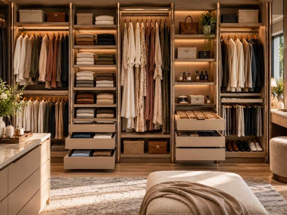 Contemporary latest wardrobe designs - Beautiful Homes