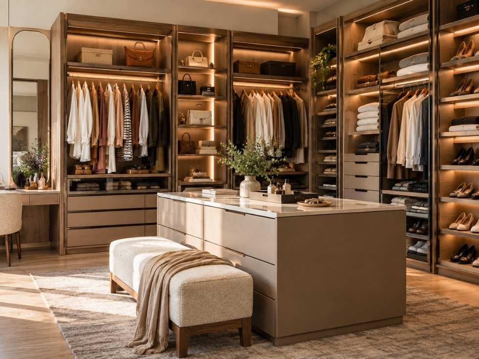 Contemporary modern bedroom wardrobe designs - Beautiful Homes