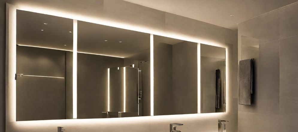 Backlit lighted mirrors for the bathroom - Beautiful Homes
