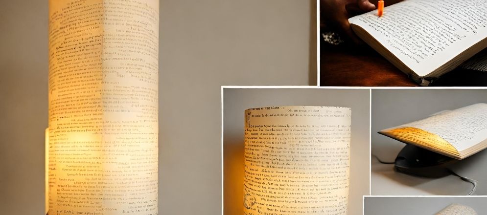 Book lampshade for home design - Beautiful Homes