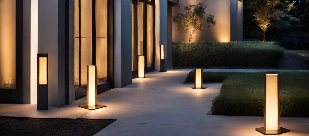 Geometric outdoor lights for the house - Beautiful Homes