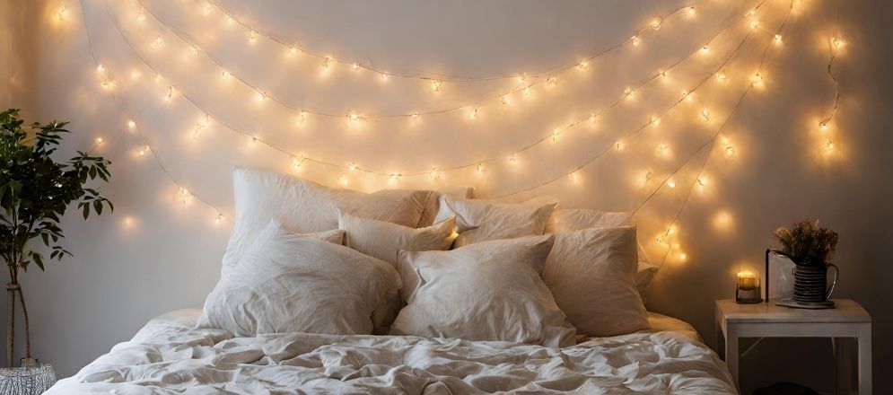 LED string lights for bedroom - Beautiful Homes