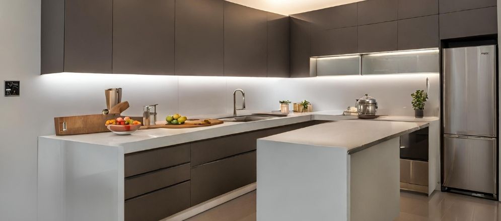 Under cabinet lighting for a kitchen - Beautiful Homes