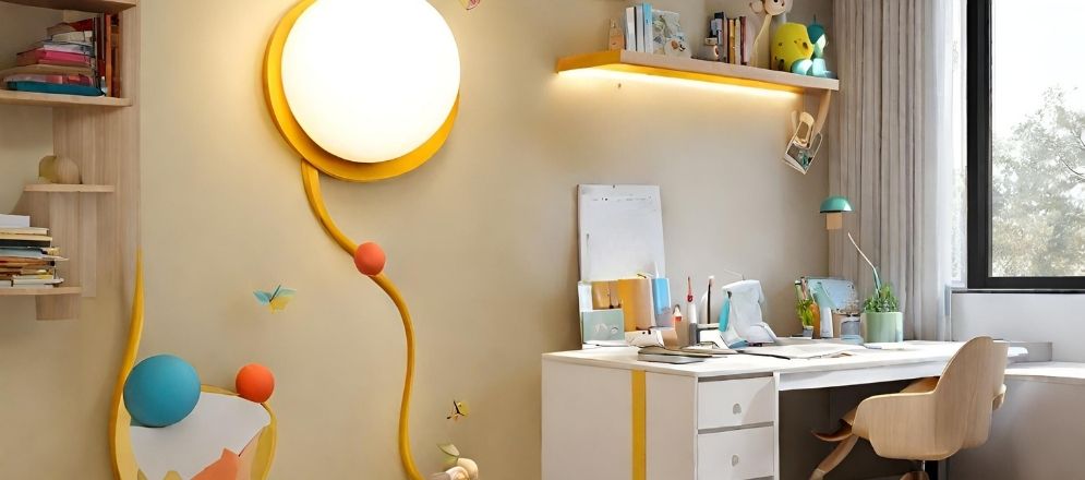 Yellow modern led lamp - Beautiful Homes