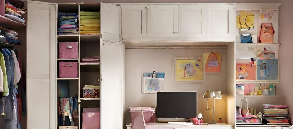 White wardrobe for storage - Beautiful Homes