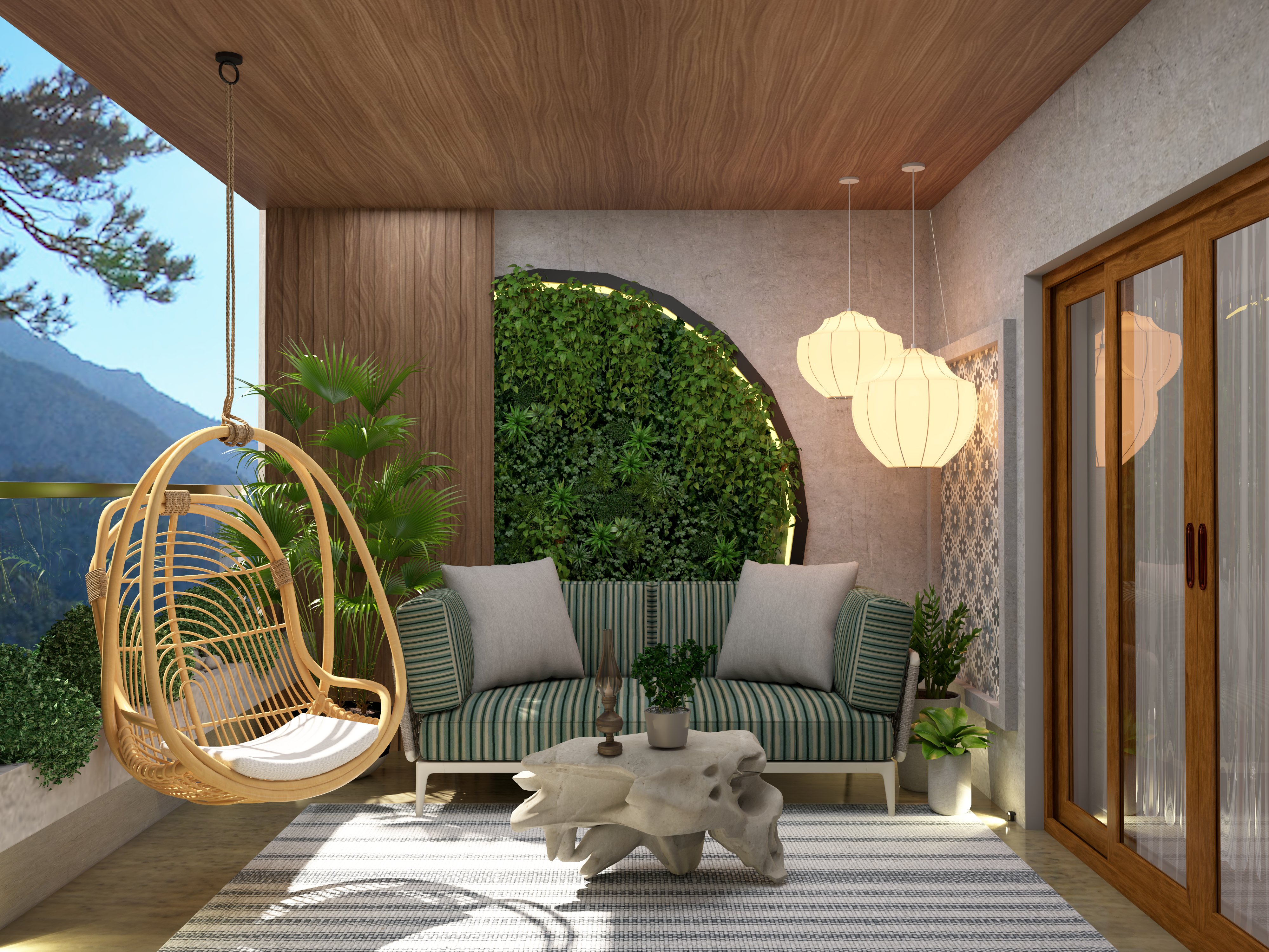 Balcony interior design discount