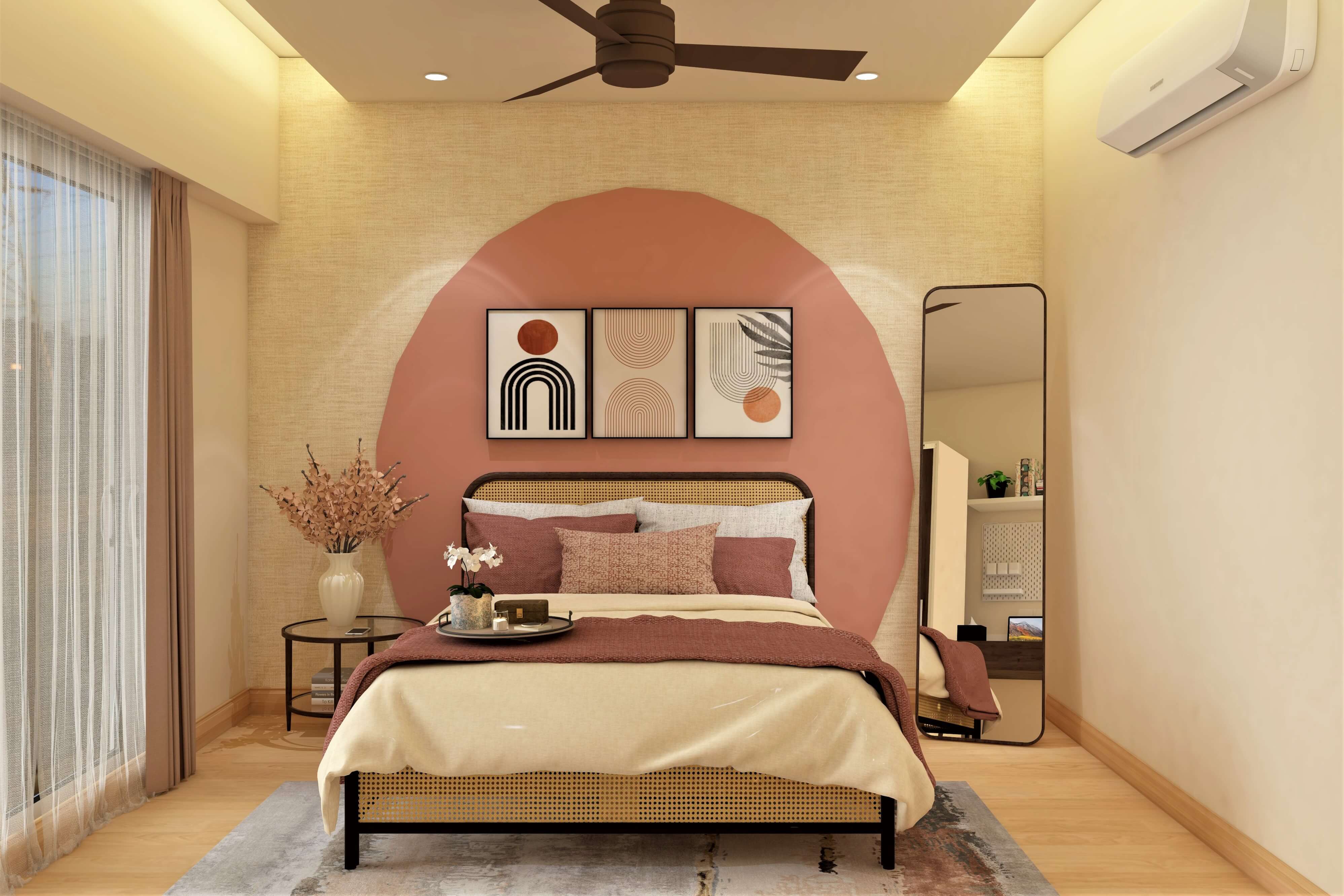 Warm mid-century modern room - Beautiful Homes