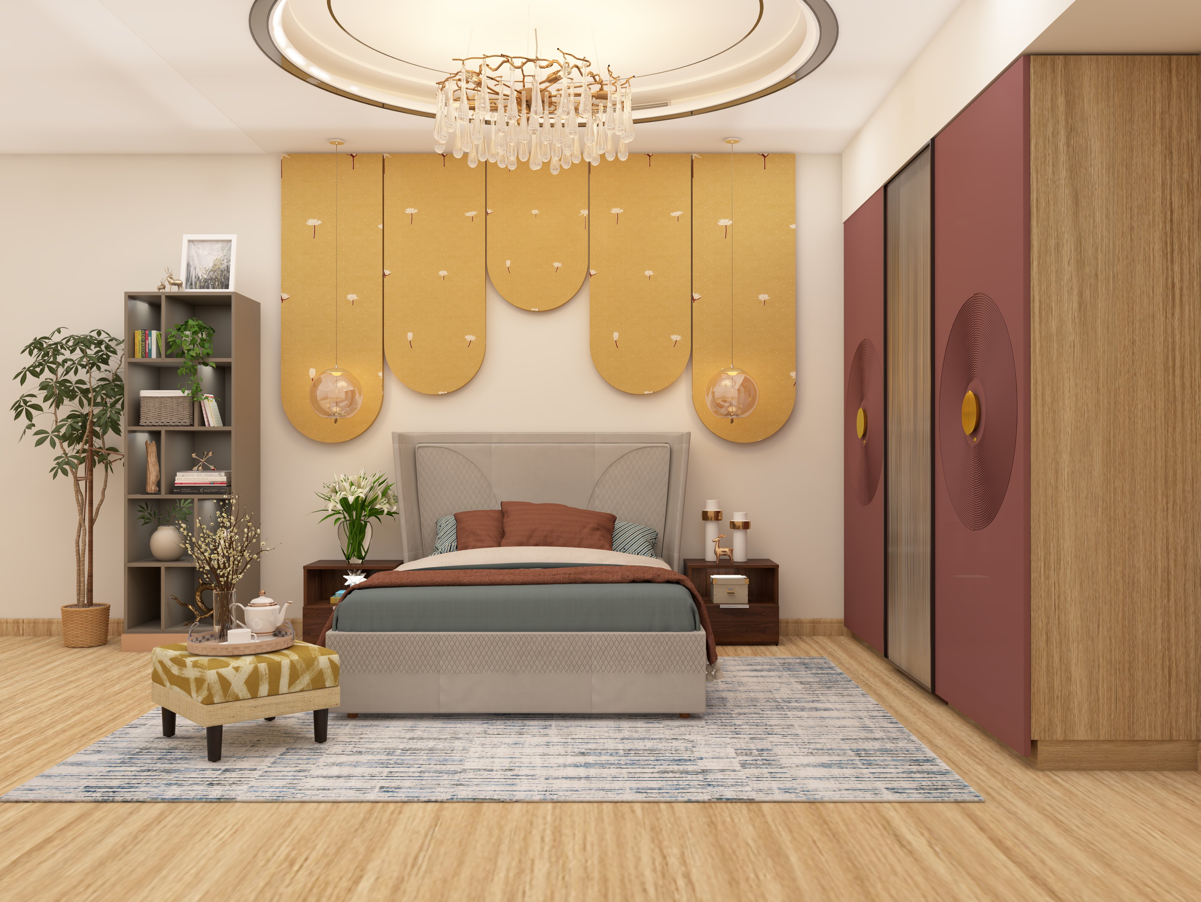 Simple interior design for bedroom sales