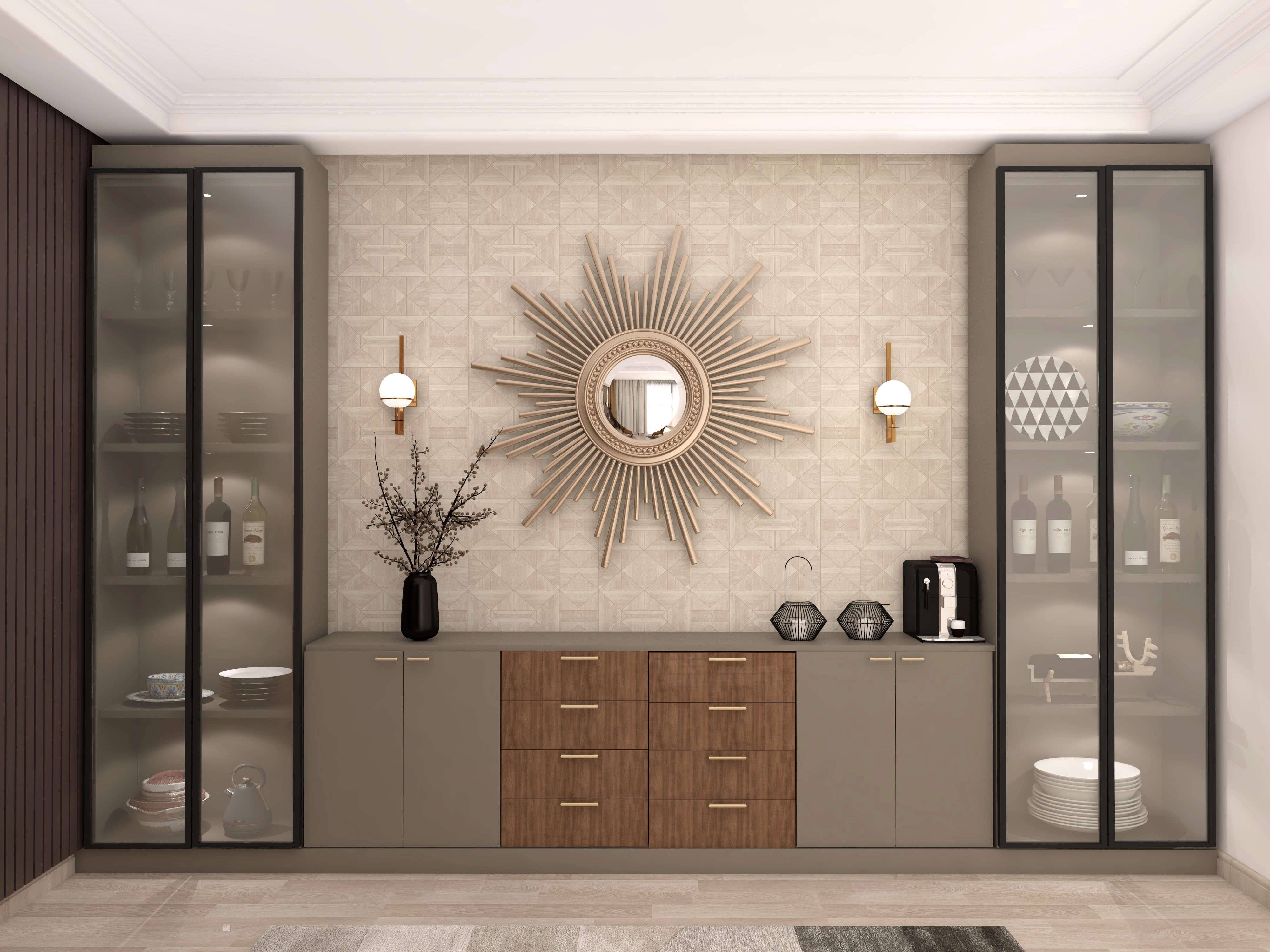 Stylish crockery unit hotsell