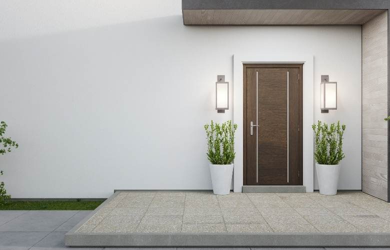Wooden door design for your home with paneling - Beautiful Homes
