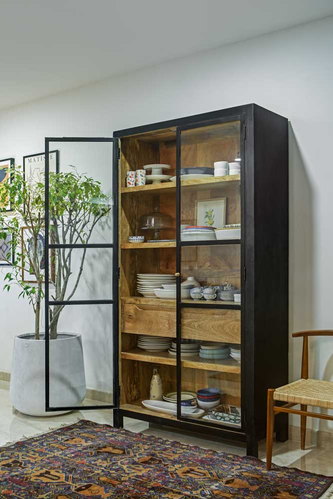 A wooden storage unit filled with cutlery - Beautiful Homes