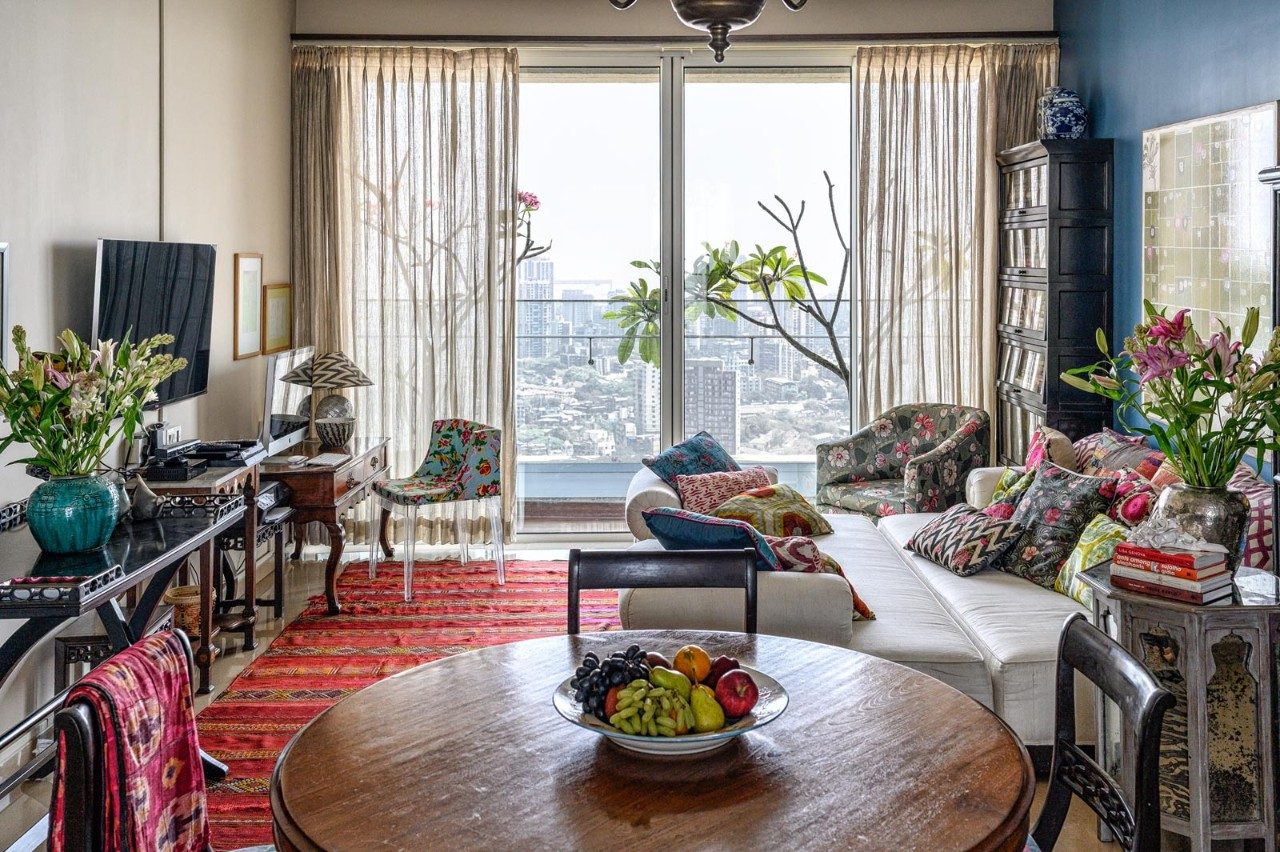 A well decorated side of the living room of Pavitra Rajaram's Home - beautiful Homes