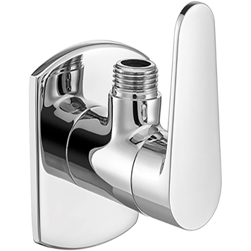 Angle Cock with Wall Flange