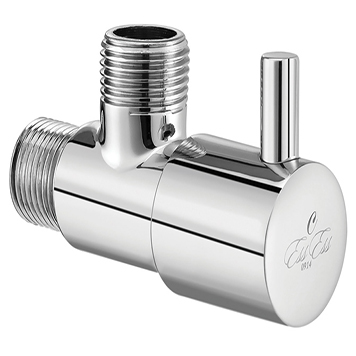 Angle Cock with Wall Flange