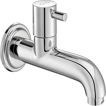 Bib Cock Long Body with Wall Flange