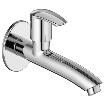 Bib Cock Long Body with Wall Flange