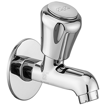 Bib Cock Long Body with Wall Flange