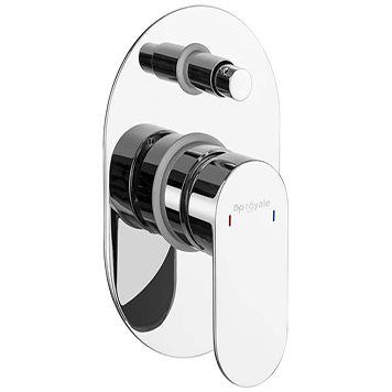 Single Lever Concealed Diverter 3-inlet push type