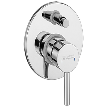 Single Lever Concealed Diverter 3-inlet push type