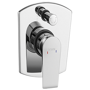 Single Lever Concealed Diverter 3-inlet push type