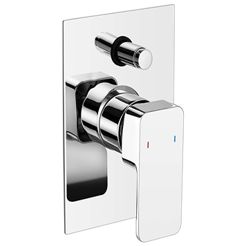 Single Lever Concealed Diverter 3-inlet push type