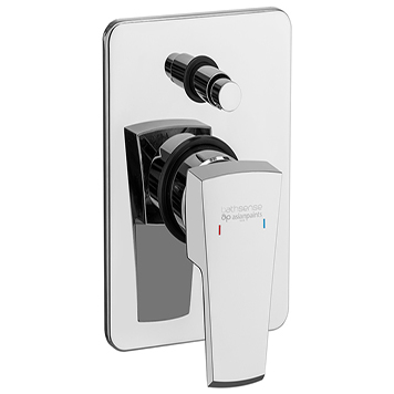 Single Lever Concealed Diverter 3-inlet push type
