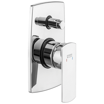 Single Lever Concealed Diverter 3-inlet push type