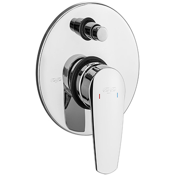 Single Lever Concealed Diverter 3-inlet push type