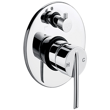 Single Lever Concealed Diverter 3-inlet turn type
