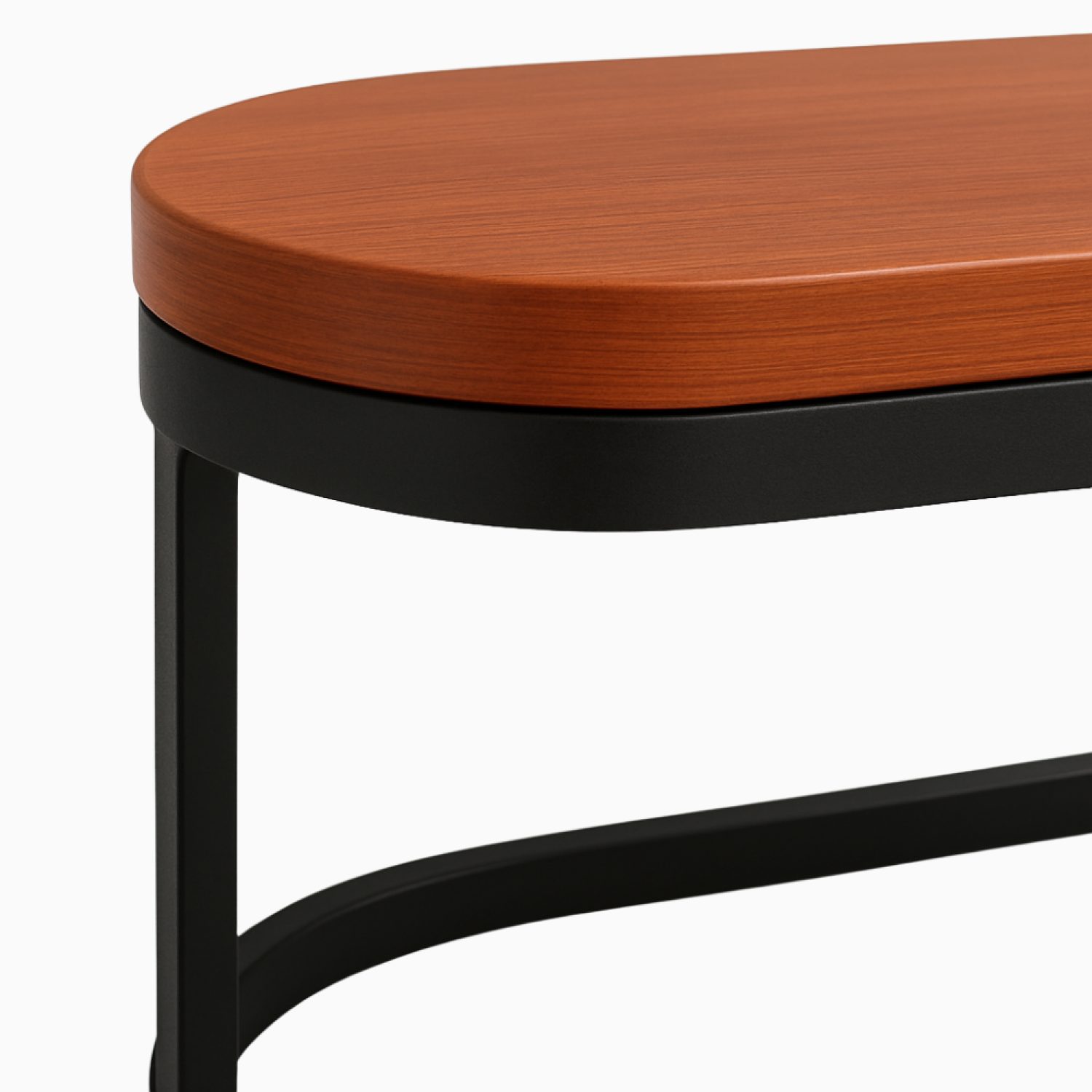 Tino Bench in Leather Cladding