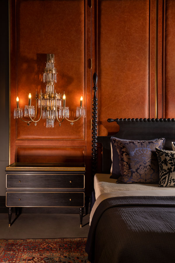 Bedroom Side Table Design For Vintage Style Room Décor In Dark Brown Colour  - Beautiful Homes