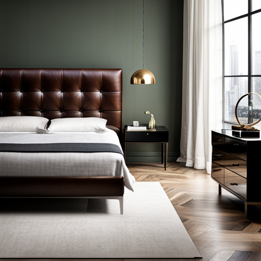 Leather headboard deign for your modern bedroom – Beautiful Homes