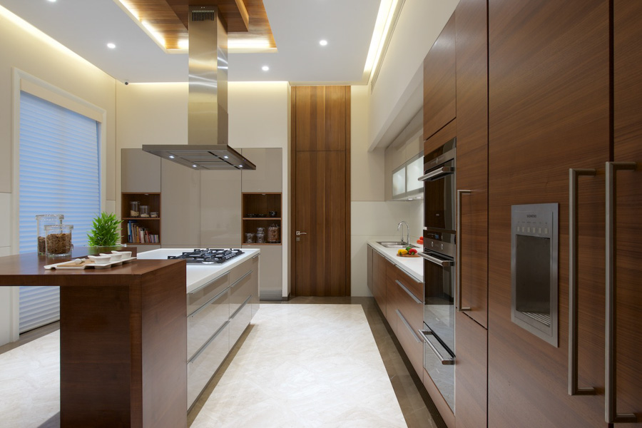 Wooden Cupboards in a Kitchen - Beautiful Homes