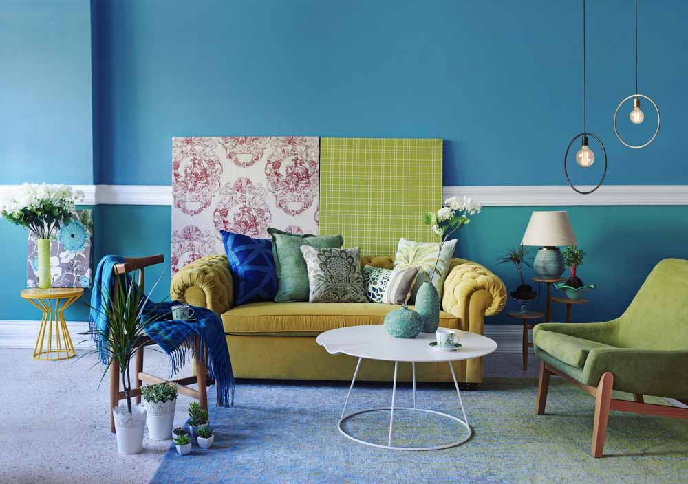 Place beach mats or rugs as souvenirs in your living room interiors - Beautiful Homes