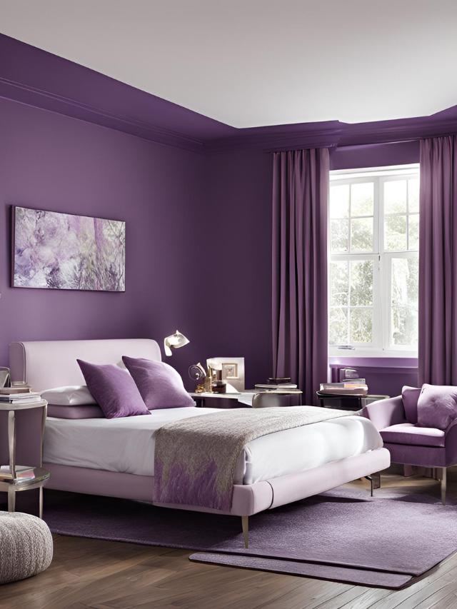 5 Purple Colour Combination for your Bedroom Beautiful Homes