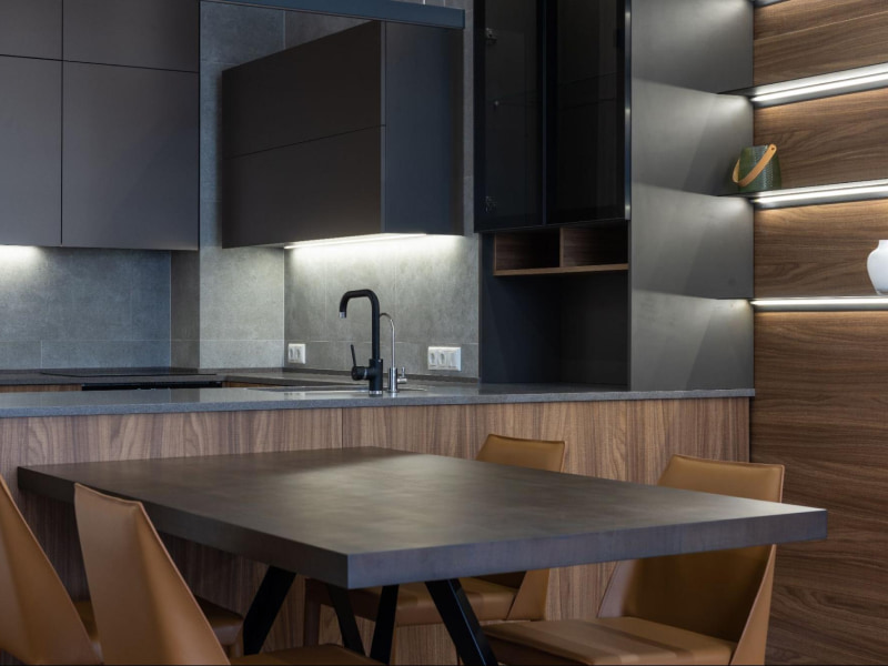 View of Clean Lines, Cozy Vibes: 37+ Scandinavian Kitchen Design ... - Houszed